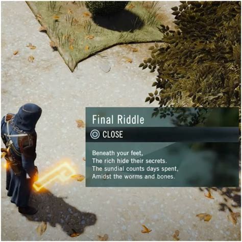 assassin's creed unity cancer riddle.